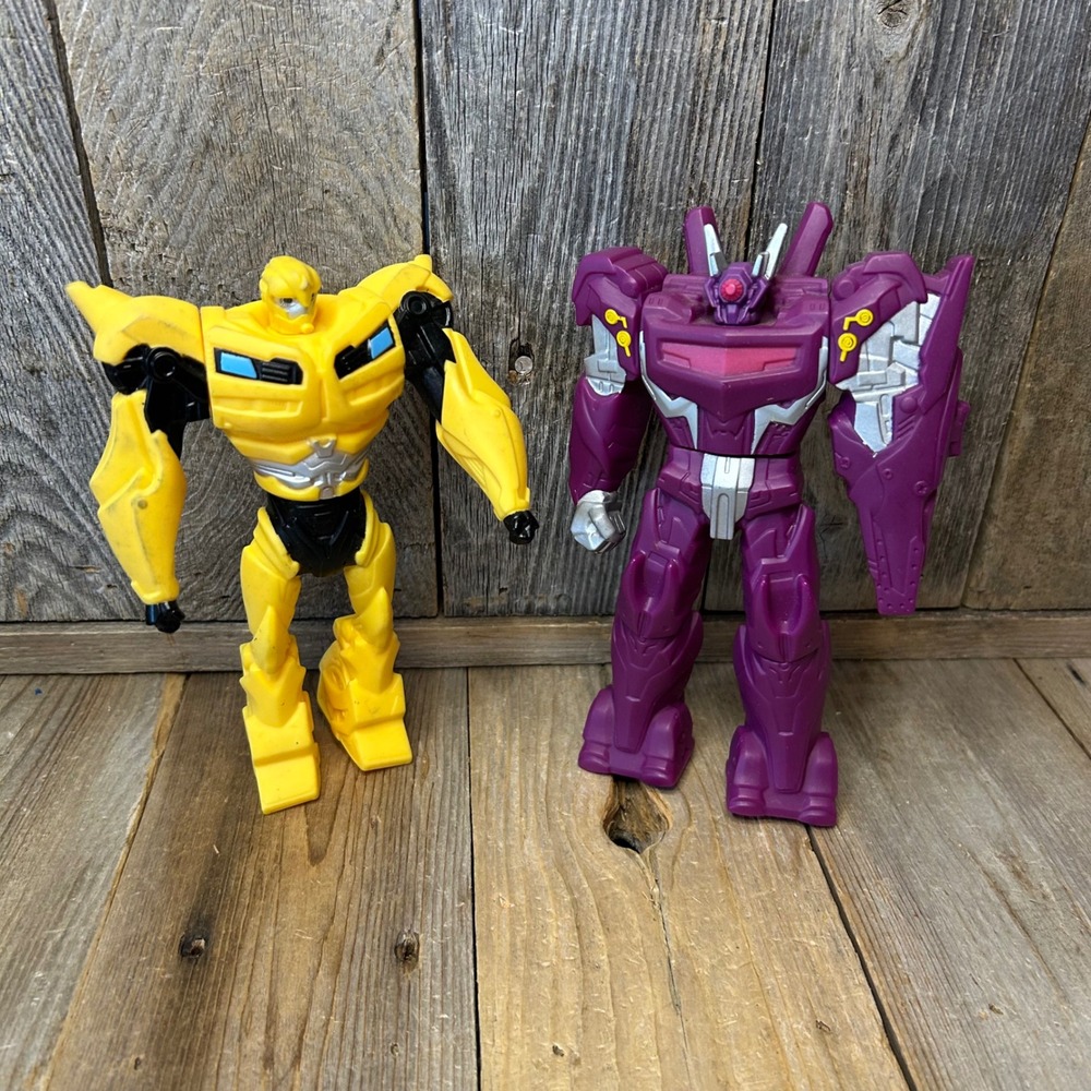 Hasbro Transformers Bumblebee and Shockwave 6 Inch Action Figures 2013 Lot of 2